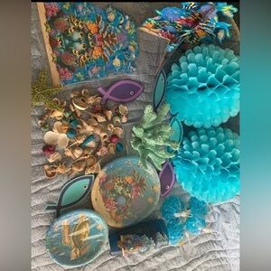 Party Decorations shells centerpieces fish …